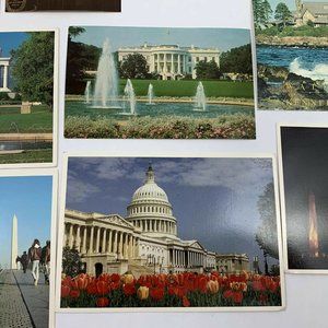 Vintage Washington DC Postcards Souvenir Book 16 +